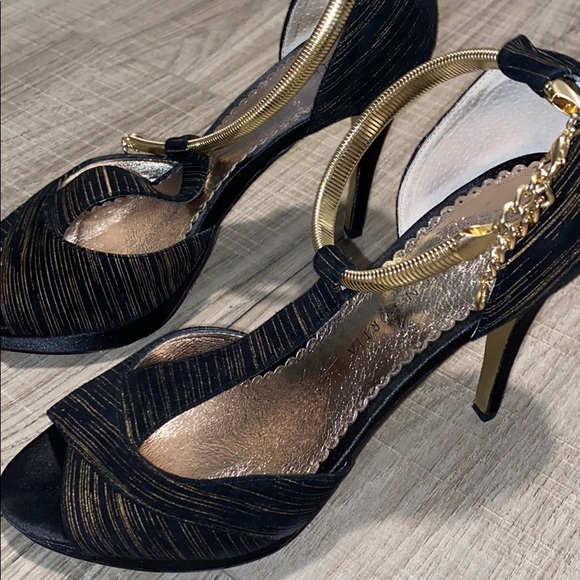 3 inch high heeled open toe - Picture 5 of 7